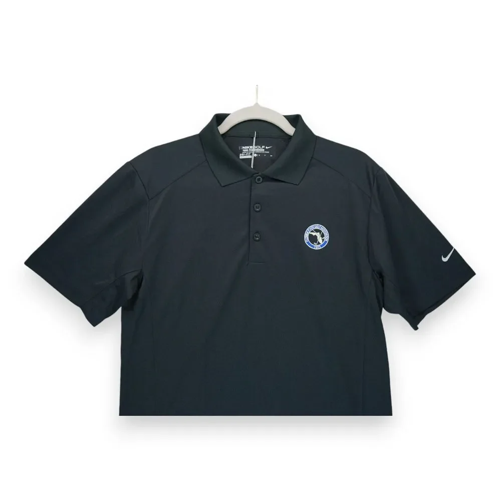 NWT Nike Golf Tour Performance Men's Florida State Golf Association Polo Shirt S